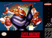 Super James Pond Super Nintendo  box art